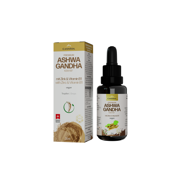 CannSol Ashwagandha avec zinc & vitamine B1