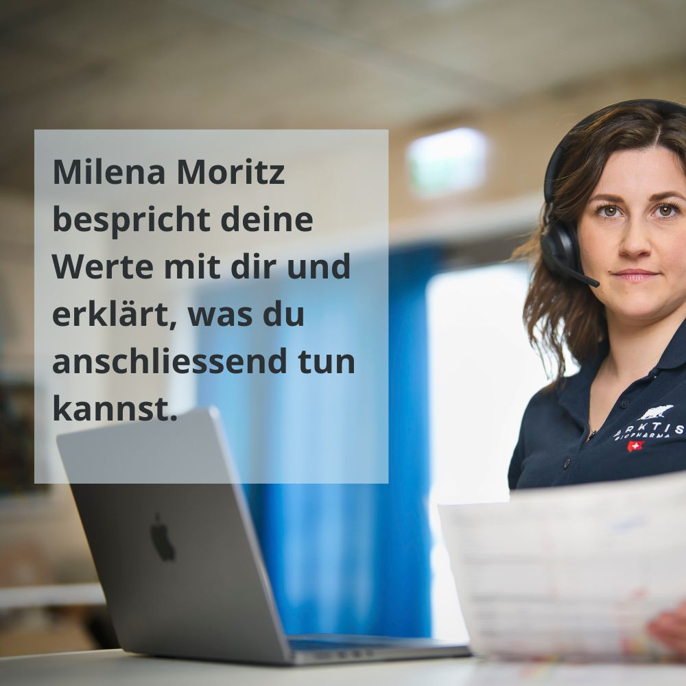 Mikrobiomanalyse mit Audio-Besprechung