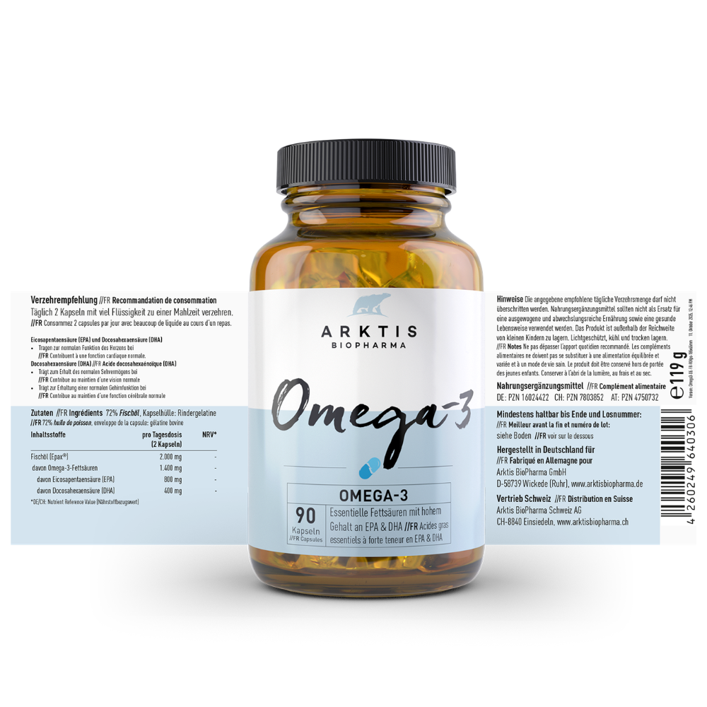 CAPSULE DI OLIO DI PESCE | con acidi grassi omega 3