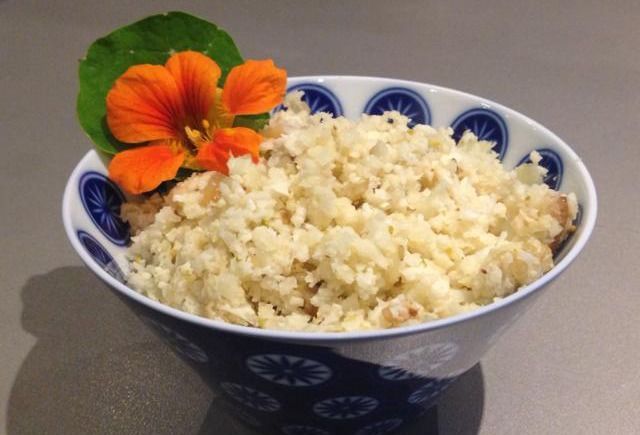 Blumenkohl Reis mit Dukkah